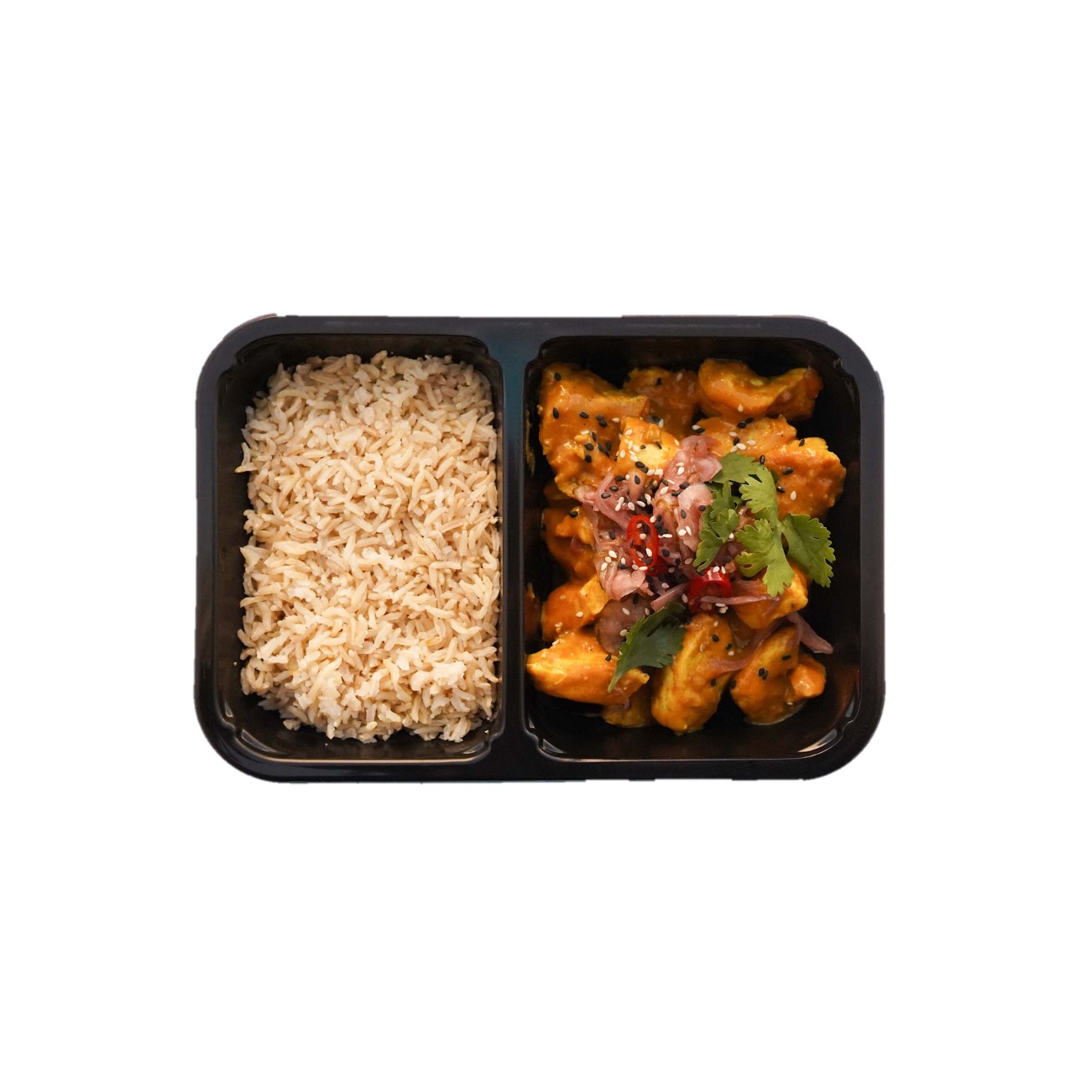 Kylling satay med ris -  Anbefales å varme opp - 450 gram - Lille Persille