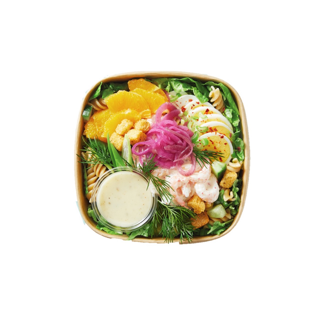 Salat - Skagenrøre og Egg - 450 gram - Lille Persille