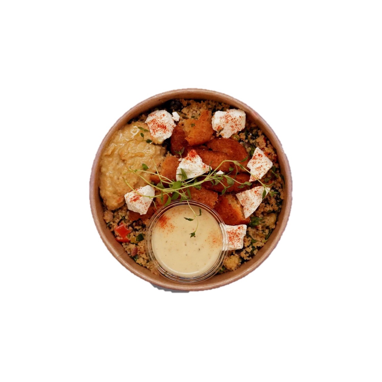 Salat - Falafel og couscous  - 380 gram - 4 dagers holdbarhet - Lille Persille