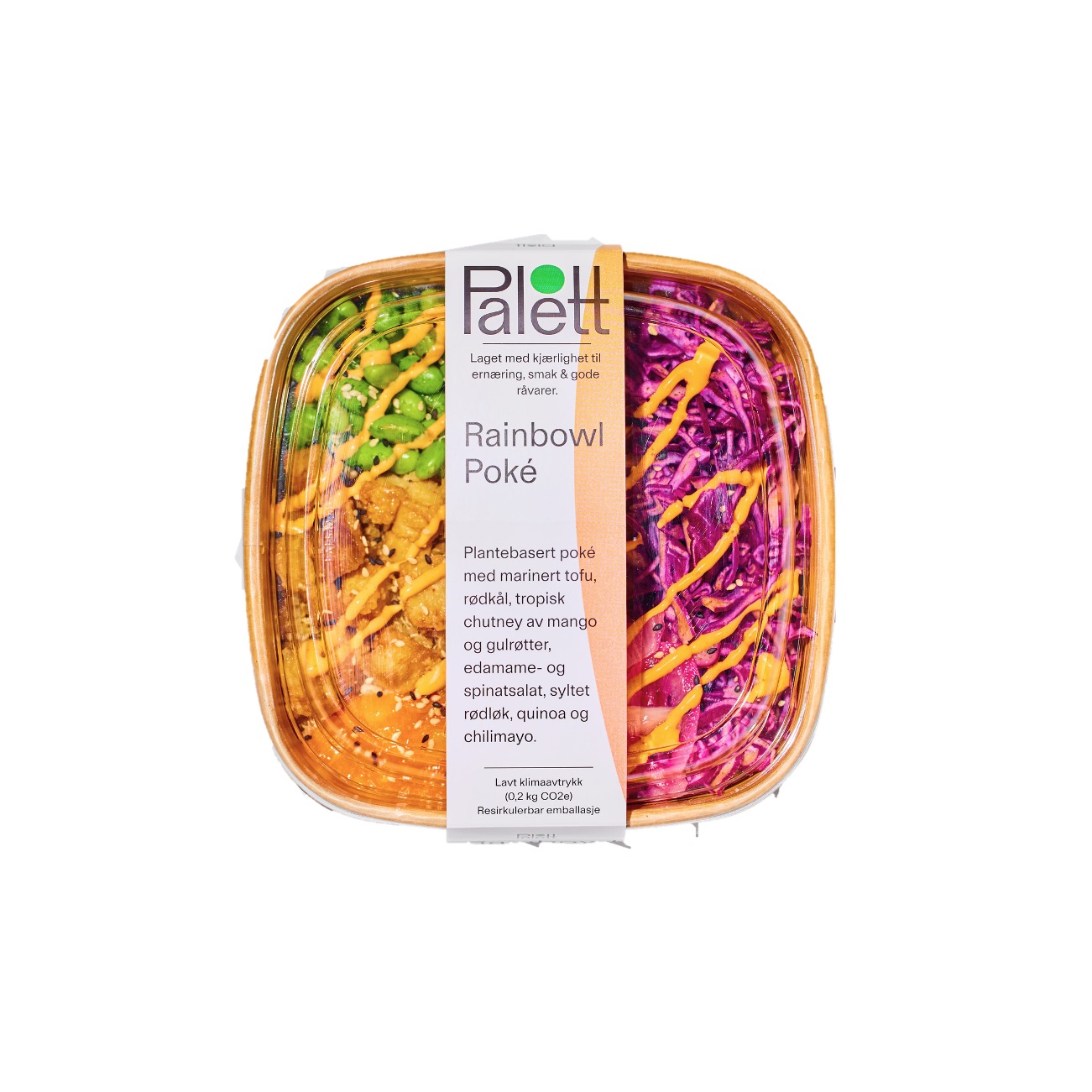 Rainbowl poke (Vegetar) - Palett