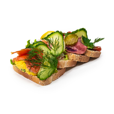Eske med 4 snitter (singelpakket) - NorgesCatering