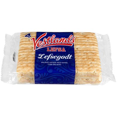 Vestlandslefsa m/kanel  4pk 230G