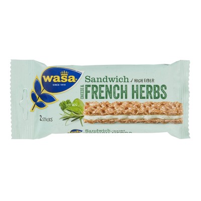 Wasa Sandwich Cheese herbs 